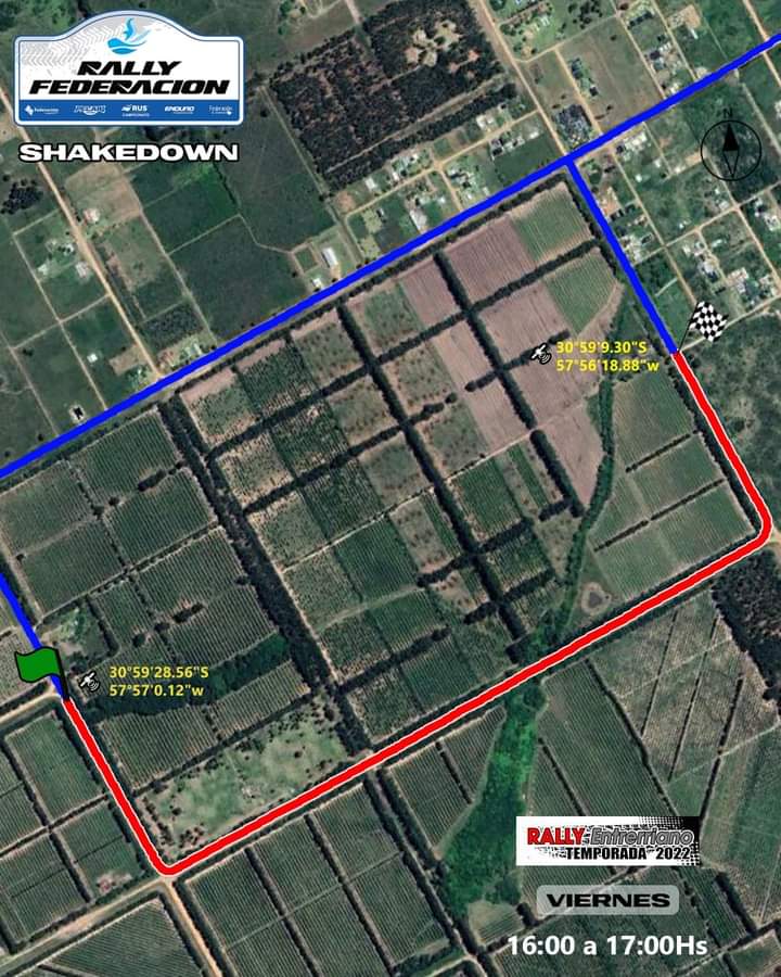 Ultiman detalles para el rally en Federación