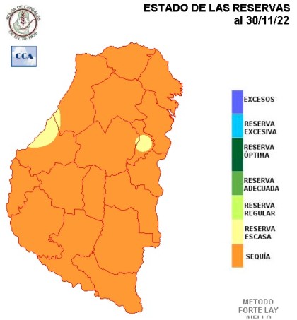 Entre Ríos está siendo afectada por la sequía