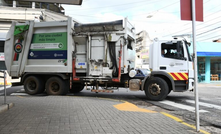 Así funcionará la recolección de residuos en Concordia durante el feriado de Carnaval
