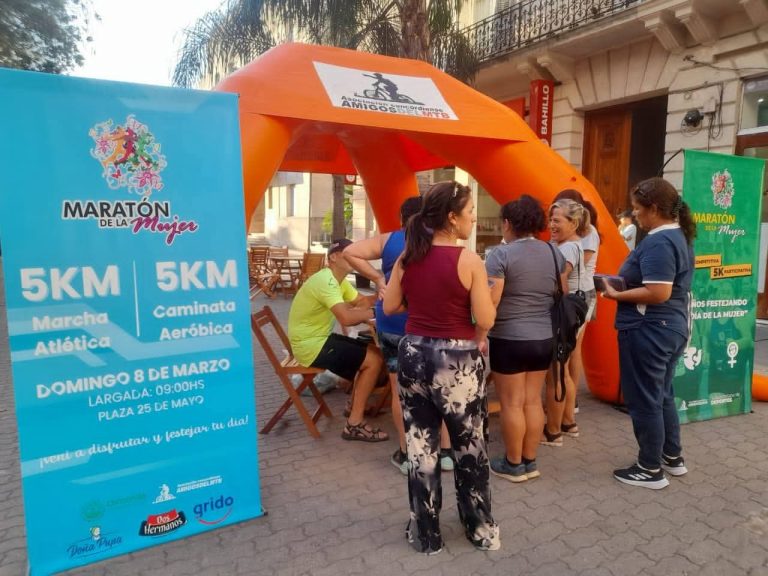 Últimos cupos para la Maratón de la Mujer: abre la etapa final de inscripciones presenciales en Concordia