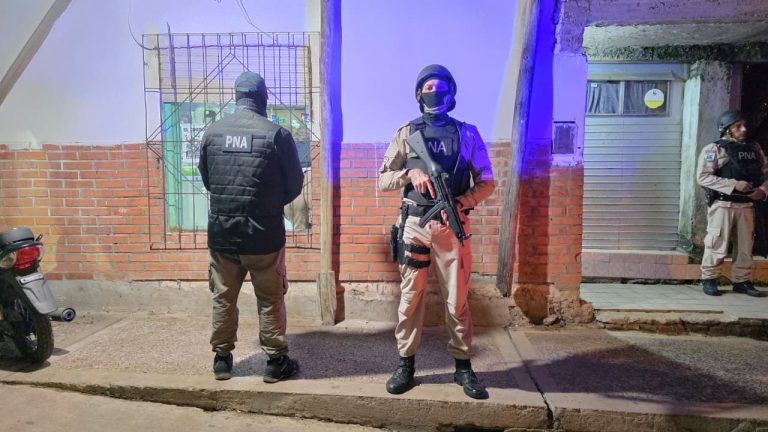 ¿Del reclamo social al narcotráfico? Allanaron la casa de la mujer que se encadenó frente al municipio