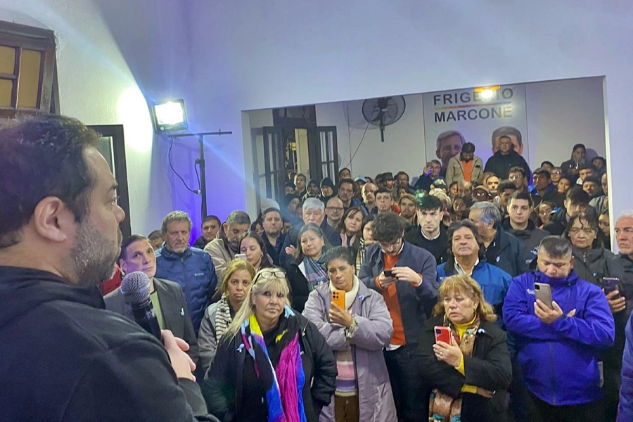 El ministro Manuel Troncoso en el acto de Concordia