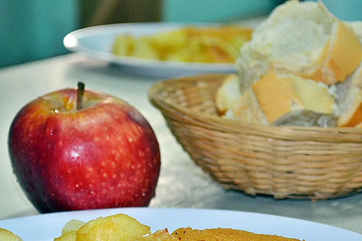 Algunas escuelas vieron interrumpido su servicio de comedor.