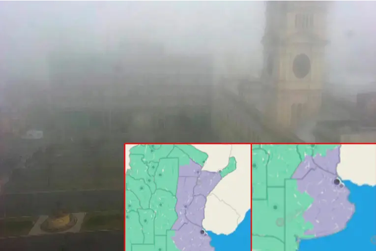 Entre Ríos y otras cuatro provincias continúan bajo alerta violeta por niebla