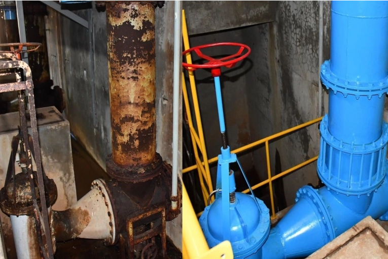 EDOS avanza con una obra estratégica para mejorar el servicio de agua potable