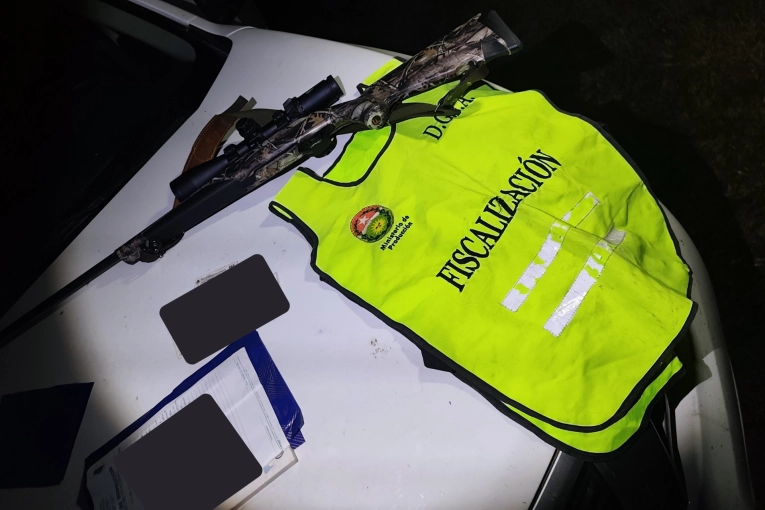 Se realizó un procedimiento por caza ilegal en un área protegida de la provincia