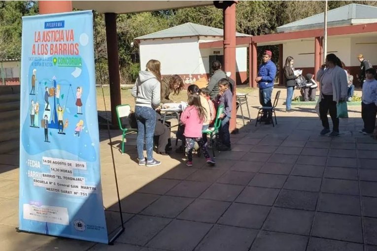 Concordia se suma a la jornada provincial “La Justicia va a los Barrios”