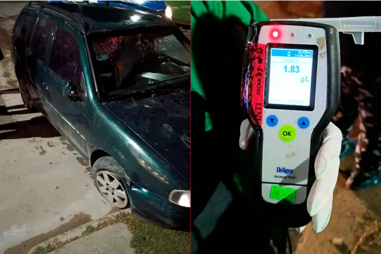 Conductor ebrio y amenazas: intervenciones policiales en Paraná