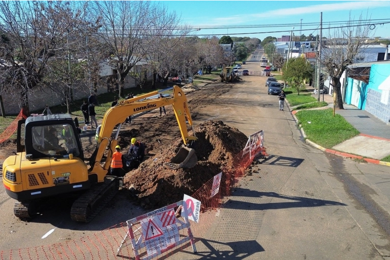 Concordia inicia la repavimentación de la calle Ricardo Rojas
