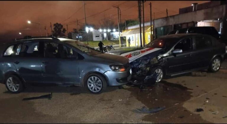 Impactante choque en cadena deja cuatro personas hospitalizadas en Concordia