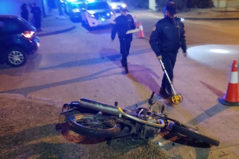 Motociclista Herido en Accidente de Tráfico en Concordia