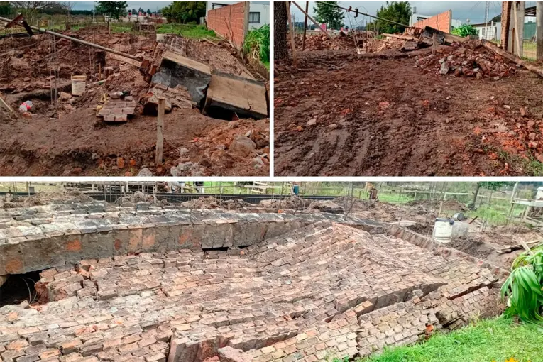 Accidente en Chajarí: Obrero herido tras el colapso de un muro en una obra