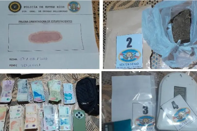 Allanamiento por robo revela un importante hallazgo de marihuana y millones en efectivo