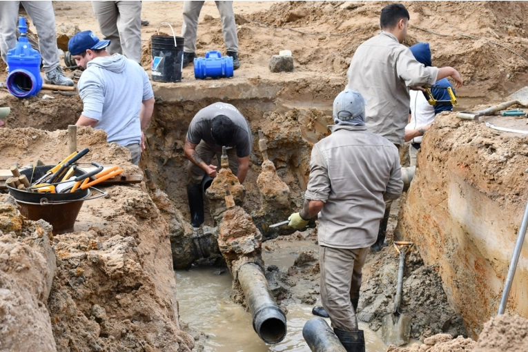 Corte programado de agua afectará a varios barrios de Concordia