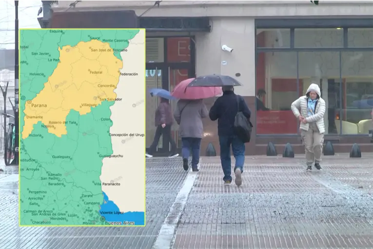 Alerta Amarilla: Tormentas y Granizo Afectarán a Varios Departamentos de Entre Ríos