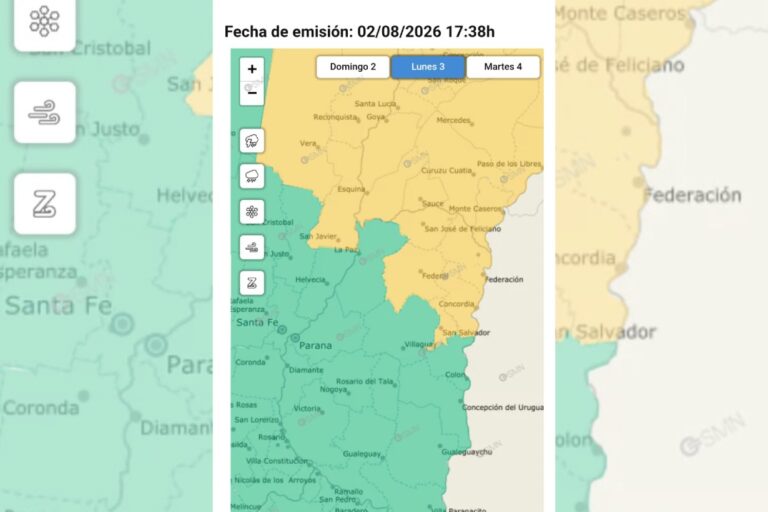 Alerta Amarillo por Tormentas en Entre Ríos: Precauciones para la Población