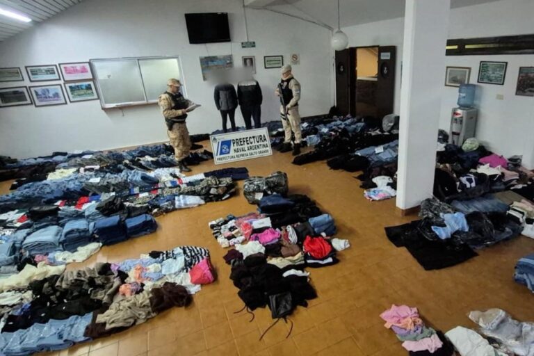 Gran golpe al contrabando: Prefectura incauta cargamento millonario