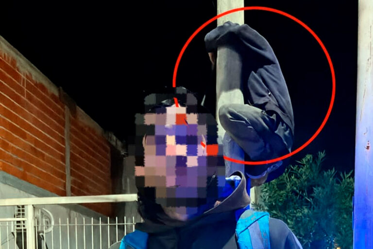 Detenido en Concordia: Joven sorprendido trepado a un poste de luz