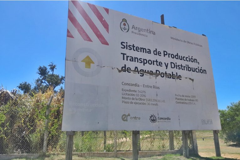 La Planta de Agua en Concordia: Un Proyecto Parado y Sin Respuestas