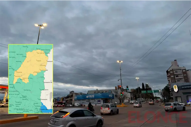 Alerta Amarilla: Tormentas se Aproximan a Entre Ríos