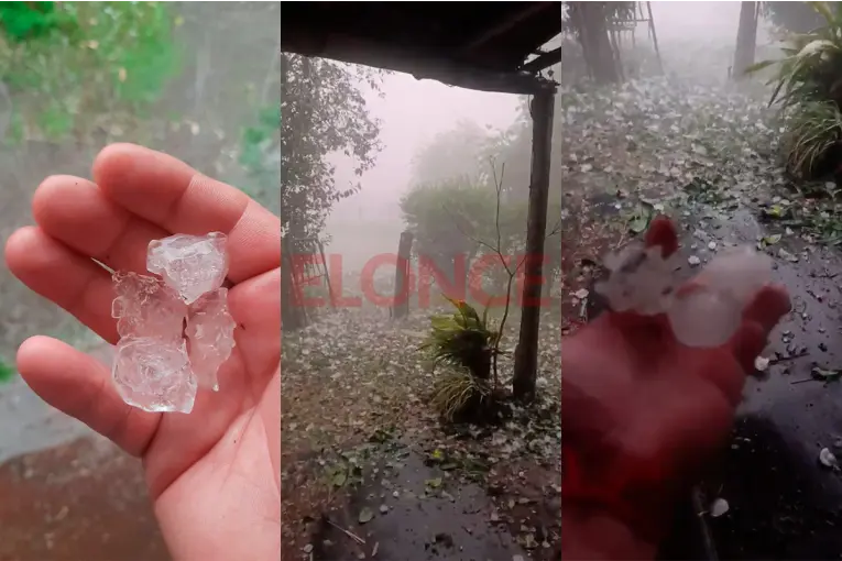 Granizo Azota a Hernandarias y Piedras Blancas: Alerta Amarilla en Todo Entre Ríos