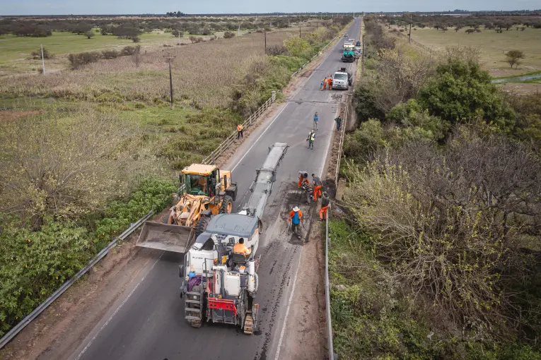 Avance del 62% en Obras de Recuperación Vial en Entre Ríos