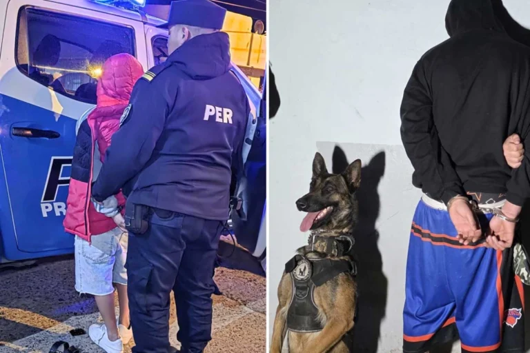 Operativo policial en Concordia: Dos menores detenidos con marihuana y un revólver Operativo policial en Concordia: Dos menores detenidos con marihuana y un revólver