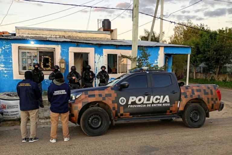 Operativo Antidrogas en Concordia: 420 Dosis de Cocaína Incautadas y Tres Arrestos