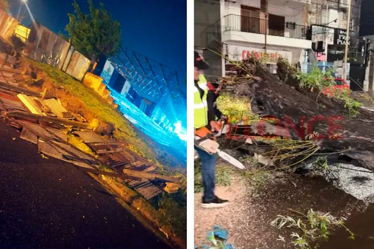 Fuertes tormentas azotan Entre Ríos: daños y asistencia en emergencia Fuertes tormentas azotan Entre Ríos: daños y asistencia en emergencia