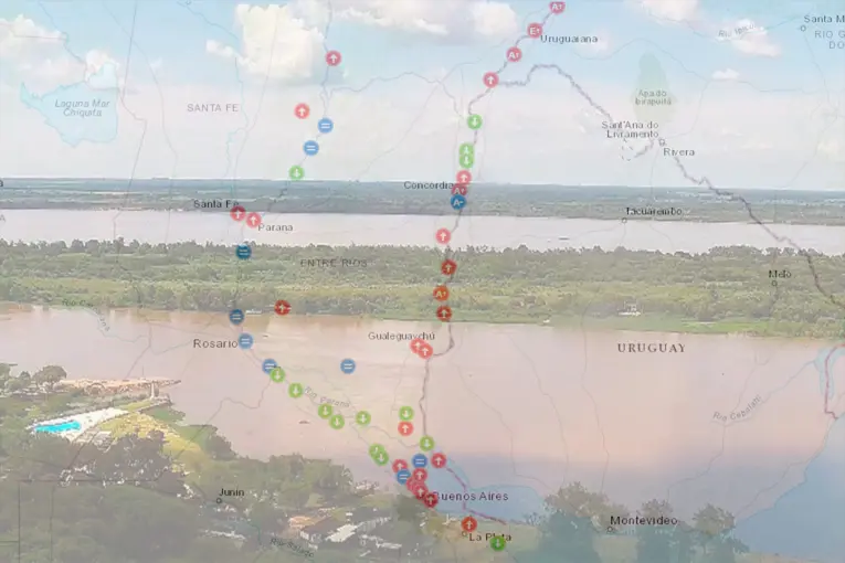 Alertas por Crecidas en Ríos Paraná y Uruguay: ¿Qué se Prevê para Entre Ríos? Alertas por Crecidas en Ríos Paraná y Uruguay: ¿Qué se Prevê para Entre Ríos?