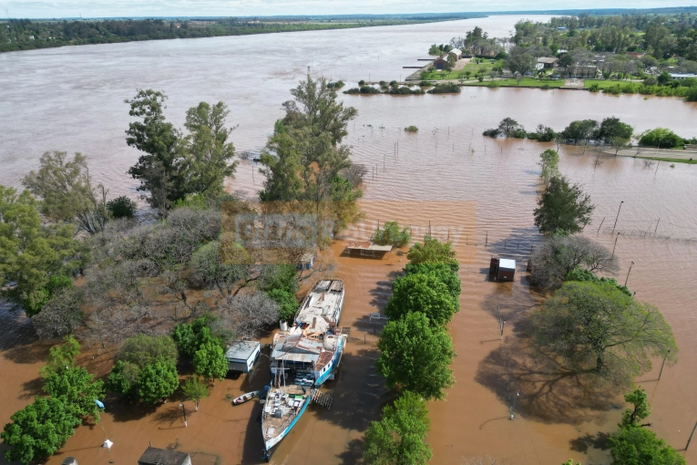 El río Uruguay muestra una leve baja en sus proyecciones en Concordia El río Uruguay muestra una leve baja en sus proyecciones en Concordia